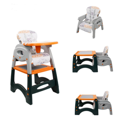 Factory Wholesale Children's Dining Chair Plastic Detachable Integrated Combination Baby Learning Growth Chair Children's Game Chair