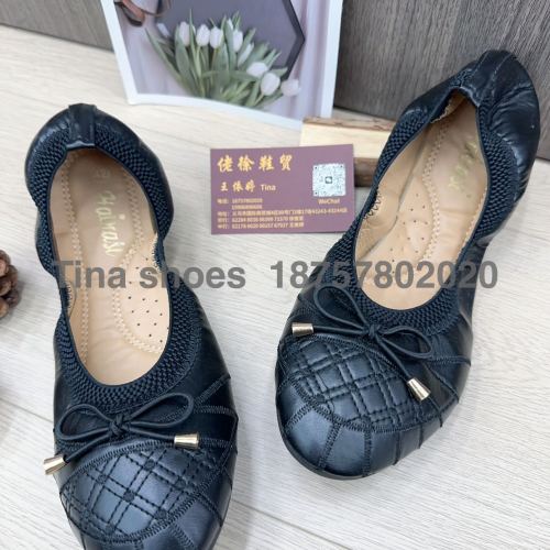 in stock 36-42 stock women‘s shoes， dancing shoes， flat pumps， injection women‘s shoes， foreign trade shoes