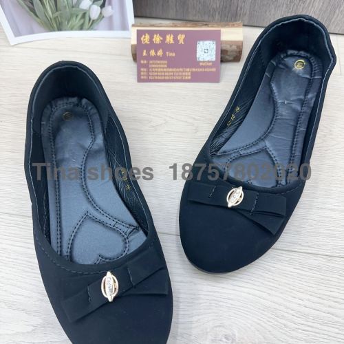 spot injection molding pumps 37-42 all black nimba women‘s shoes flat pumps foreign trade popular style， stock shoes