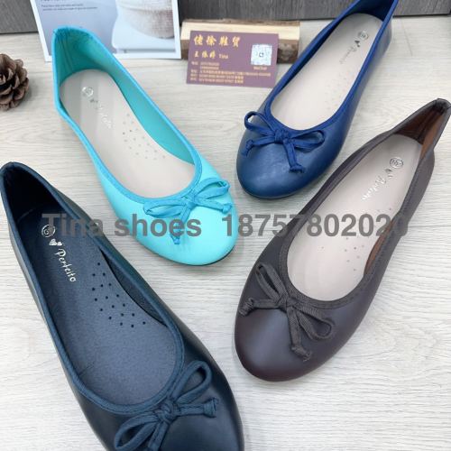 women‘s shoes in stock 36-41 flat square mouth shoes， 4 colors foreign trade original order， fashion shoes flat women‘s shoes