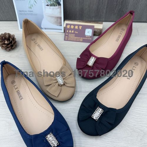 in stock flat bottom pumps women‘s pumps pumps casual mom shoes 4 colors， foreign trade shoes africa
