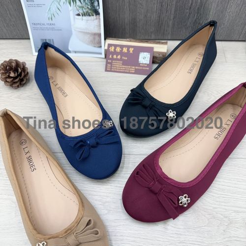 flat bottom pumps handmade women‘s shoes 4 colors 37-42 mixed color sized-multiple black multi-quality guarantee low price