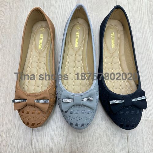 new products in stock 38-42 injection molding pumps large size embroidered niba women‘s shoes 3 colors flat bottom pumps foreign trade original order