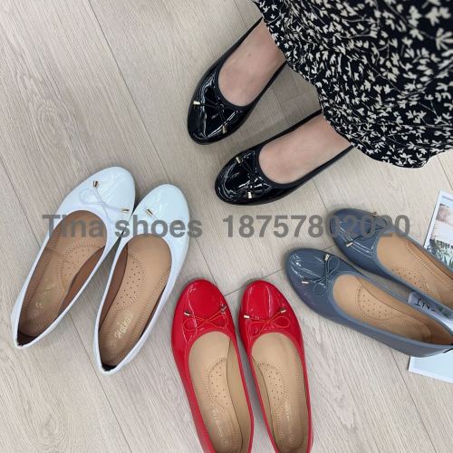 mirror 36-41 injection molding pumps 4 colors women‘s shoes black multi-bright leather fall single-layer shoes pumps foreign trade in stock cheap price