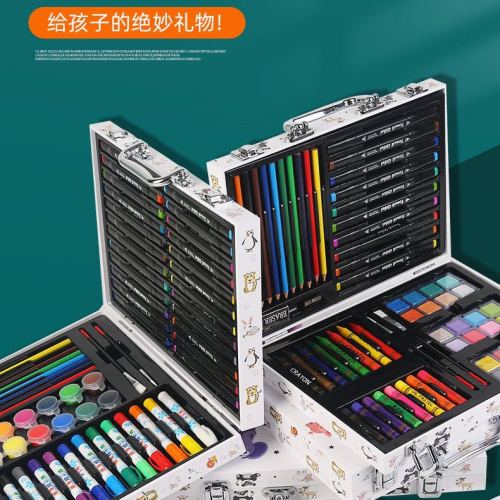 animal kingdom marker pen multi-functional children‘s art gift box primary school student painting kit