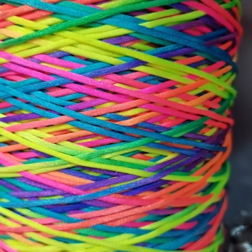 environmental protection colorful korean line rainbow rope diy hand-woven wire chinese knot line [factory direct sales]
