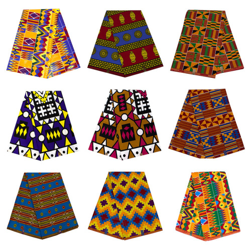 非洲蜡布双面印花蜡染布 非洲 安卡拉民族传统时尚服装面料