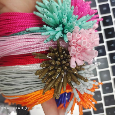 Factory Direct Sales Customized Tag Rope High Quality Bullet Clothing Women's Clothing Hang Rope Customized Polyester Listing Charm Bracelet