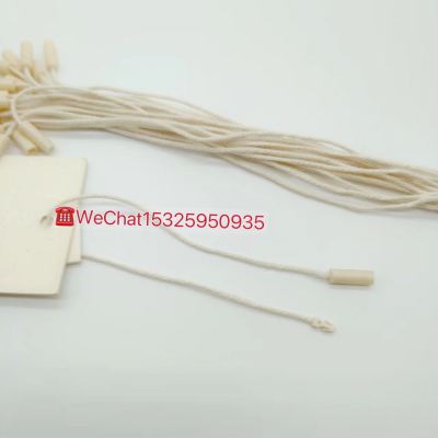 Clothing Sling of Hangtag Cotton String Trademark Rope Universal Cotton Lanyard Hand-Wearing Rope Tag Paper Card Rope Customized
