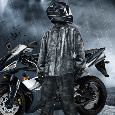 Raincoat Rain Pants Suit Wholesale Rainproof Outdoor Motorcycle Take-out Riding Split Raincoat