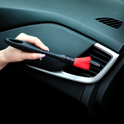 Car Interior Dust Removal Detail Brush Car-Mounted Air Conditioning Air Outlet Cleaning Brush Computer Keyboard Piano Dust Cleaning Brush