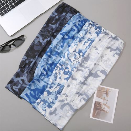 冰袖男款防晒冰丝袖套宽松版防紫外线夏季迷彩运动户外护臂套批发