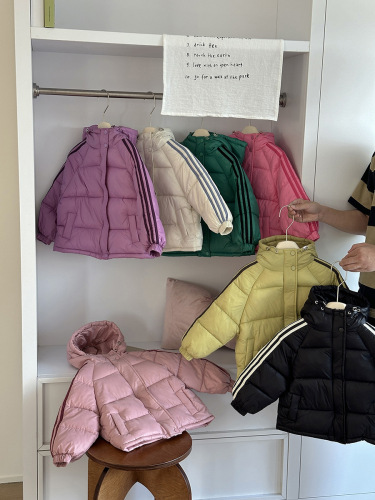 2024韩版外套儿童中大童秋冬男女童棉袄羽绒棉服外贸童装一件代发