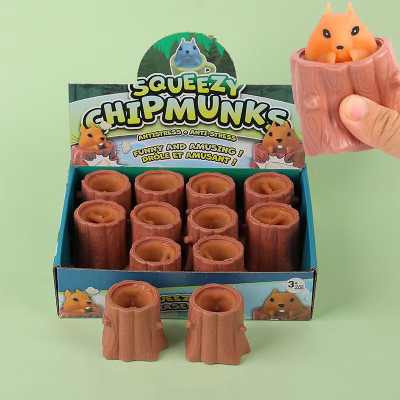 Squeezing Toy Squirrel Squeezing Toy Vent Cup Pinch Cup Vent Toy