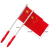 The Five-Starred Red Flag National Flag Hand-Cranked National Flag Night Luminous National Flag Glow Stick China Nationa