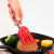 Kitchen Barbecue Steak Frying Clip Food Tong Made of Silica Gel Square Head Silicone Three-Line Square Head Food Clip