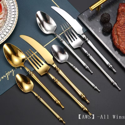 304 Stainless Steel Tableware Western Food Knife Fork Spoon Steak Knife Tableware Legendary Series Tableware