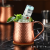 Stainless Steel Wine Glass Vintage Hammer Point Copper Cup Moscow Mule Cup Cocktail Cup Bar Cup