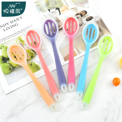 Integrated Translucent Silicone Strainer New Silicone Kitchenware Kitchen Supplies Cooking Ladel