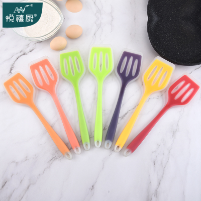 Large Silicone Drain Shovel Household Spatula Spatula for Frying Pans Integrated Silicone Kitchenware Steak Spatula
