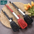 Outdoor BBQ Clamp Steak Silicone Anti-Scald Barbecue Clip Stainless Steel Food Clamp Buffet Clip