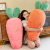 Carrot Pillow Long Pillow Cute Leg-Supporting Plush Toy Big Doll Bed Sleeping Ragdoll Doll Girl
