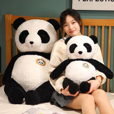 Lazy Panda Doll Children's Plush Toys Bed Sleeping Doll Sofa Living Room Decoration Panda Girls' Gifts