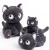 Silly Kitten Doll Plush Toy Black Cat Series Doll Ragdoll Children's Birthday Gifts Couch Pillow Female