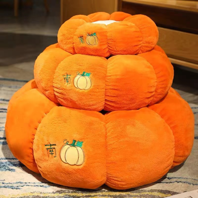 Duck Thickened Cushion Pumpkin Duck Plush Toy Bed Pillow Sofa Bay Window Cute Large Pillow Female