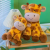 Creative Sitting Style Giraffe Plush Toy Doll Small Size Cute Ragdoll Pacify Children's Pillow Birthday Gift