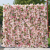 Wedding And Home Decoration  1.2m By 2.4m Silk Rose Artificial Flower Wall Backdrop Drapes For Wedding Decoration