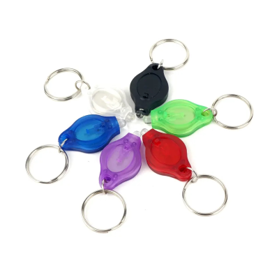Keychain Flashlight Gift Keychain Led Toy Accessories Lamp Gift Multicolor