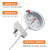 Deep Frying Pan Thermometer Stainless Steel High Temperature Resistant Oil Thermometer Kitchen Food Thermometer