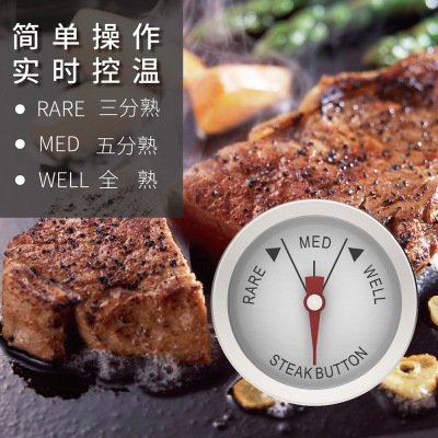 Steak Barbecue Thermometer Mini Probe Thermometer Kitchen Household Stainless Steel Barbecue Food Thermometer