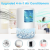 New Air Conditioner Fan Hydrating Fan Small Mute Water Cooling Fan Seven-Color Ambience Light Touch Spray
