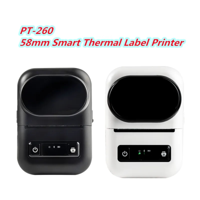 PT-260 Smart Thermal Label Printer/Multi-Function Adhesive Label Mini Printer Label 58mm