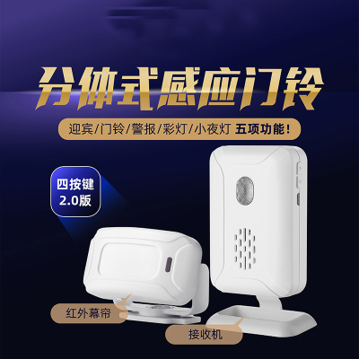 Visitor Chime Welcome to Infrared Sensor Doorbell