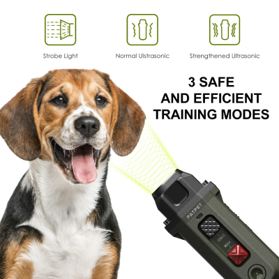 Ultrasonic Dog Dispeller with Light Training 3 Dog Device Handheld Dog Trainer