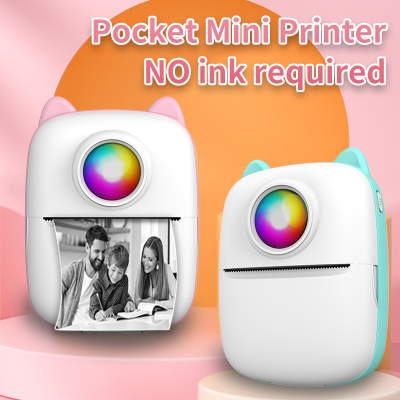 Mini Printer Student Pocket Wrong Question Small Portable Bluetooth Label Photo Printer