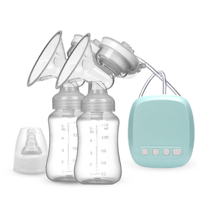 Electric Bilateral Breast Pump Standard Port Multi-Gear Automatic Milker Massage Breast Pump