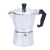 Italian Aluminum Coffee Pot Moka Pot Octagonal Mocha Continental Coffee Utensils 6 Cups