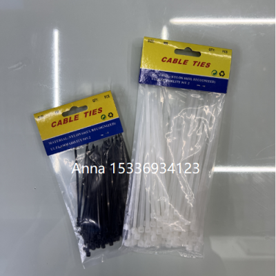 factory cable ties price cheap eco-friendly durable size custom nylon cable wire zip tie white black tirante para cables