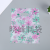 New Flower Heart Geometric Pattern Plastic Bag Gift Packaging Diy Baking Pastry Bag Girl Heart Buggy Bag