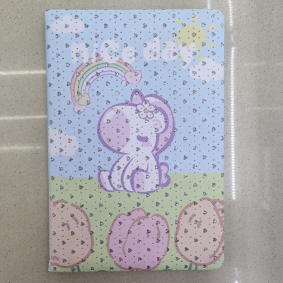 New Gold Powder Notebook Notepad A5 Unicorn Rainbow Tulip Cute Factory Direct Sales Sample Customization