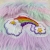 New Plush Book Furry Notebook Notepad A6 Rainbow Ice Cream Led Cross-Border Foreign Trade Factory Direct Sales
