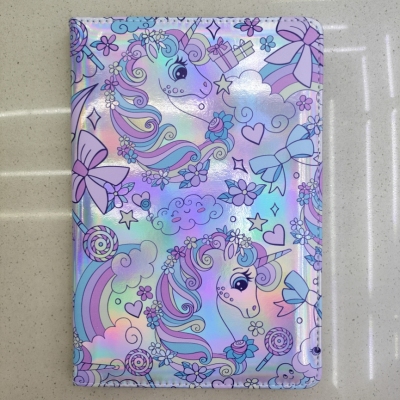 New Laser Notebook Notepad A5 Unicorn Lollipop Bow Flower Factory Direct Sales Graphic Customization