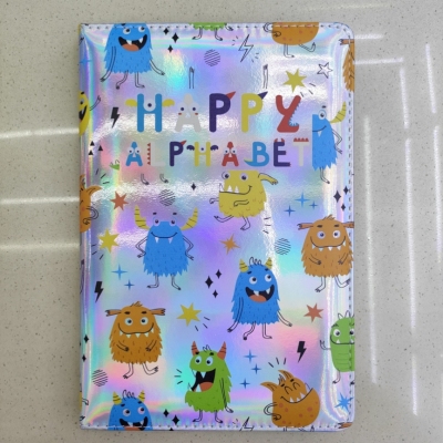 New Laser Notebook Notepad A5 Happy Little Monster Funny Colorful Factory Direct Sales Graphic Customization