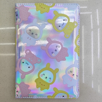New Laser Notebook Notepad A5 Cute Rabbit Colorful Happy Student Factory Direct Sales Graphic Customization