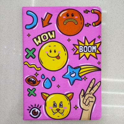 Hot Sale Crystal Super Soft Notebook Notepad A5 Smiley Face XINGX Funny Cool Cross-Border Foreign Trade Factory Direct Sales