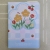 New Leather Book Notebook Notepad A5 Flower Plaid Simple Cute Butterfly Cross-Border Foreign Trade Factory Direct Sales